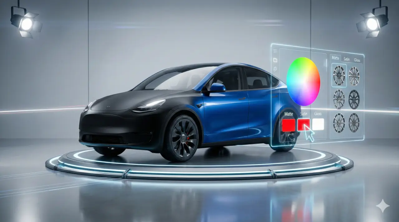 特斯拉自訂車體外觀（Custom Wraps）小工具使用教學