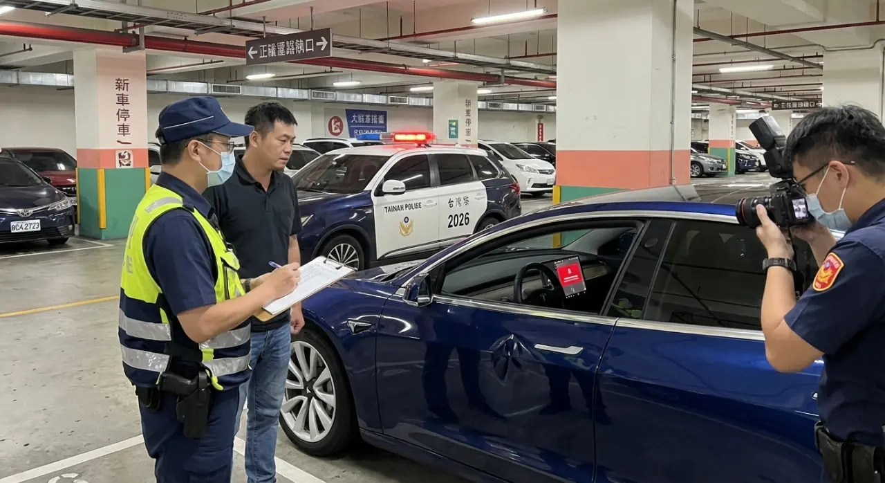 特斯拉哨兵拍到被別人損傷撞擊車體肇逃處理教學