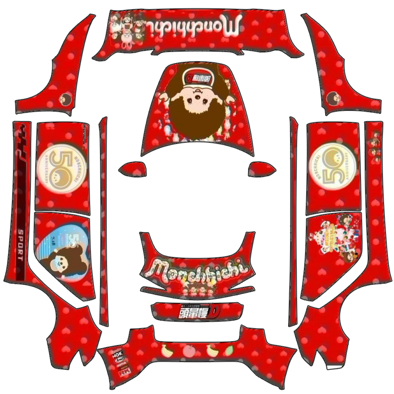 2024 煥新 Model 3 - 蒙奇奇 的車體外觀設計