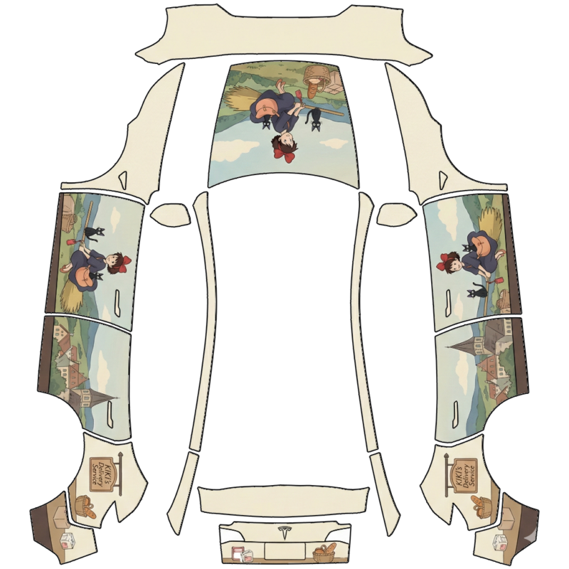 2025 煥新 Model Y LR/RWD – 匿名 的車體外觀設計