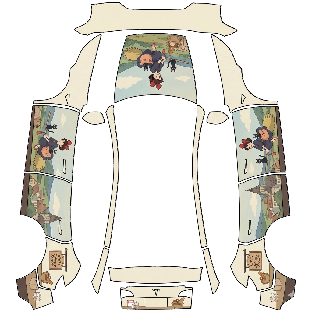 2025 煥新 Model Y LR/RWD – 匿名 的車體外觀設計