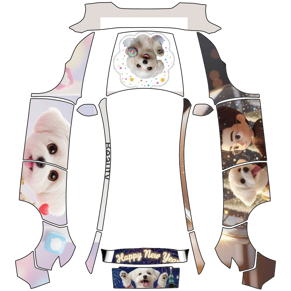 2025 煥新 Model Y LR/RWD – Ponyo 的車體外觀設計