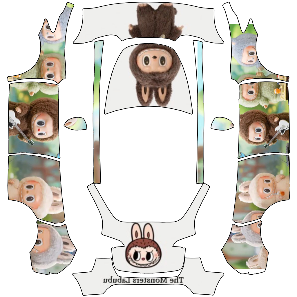 2023 Model Y – Labubu 的車體外觀設計