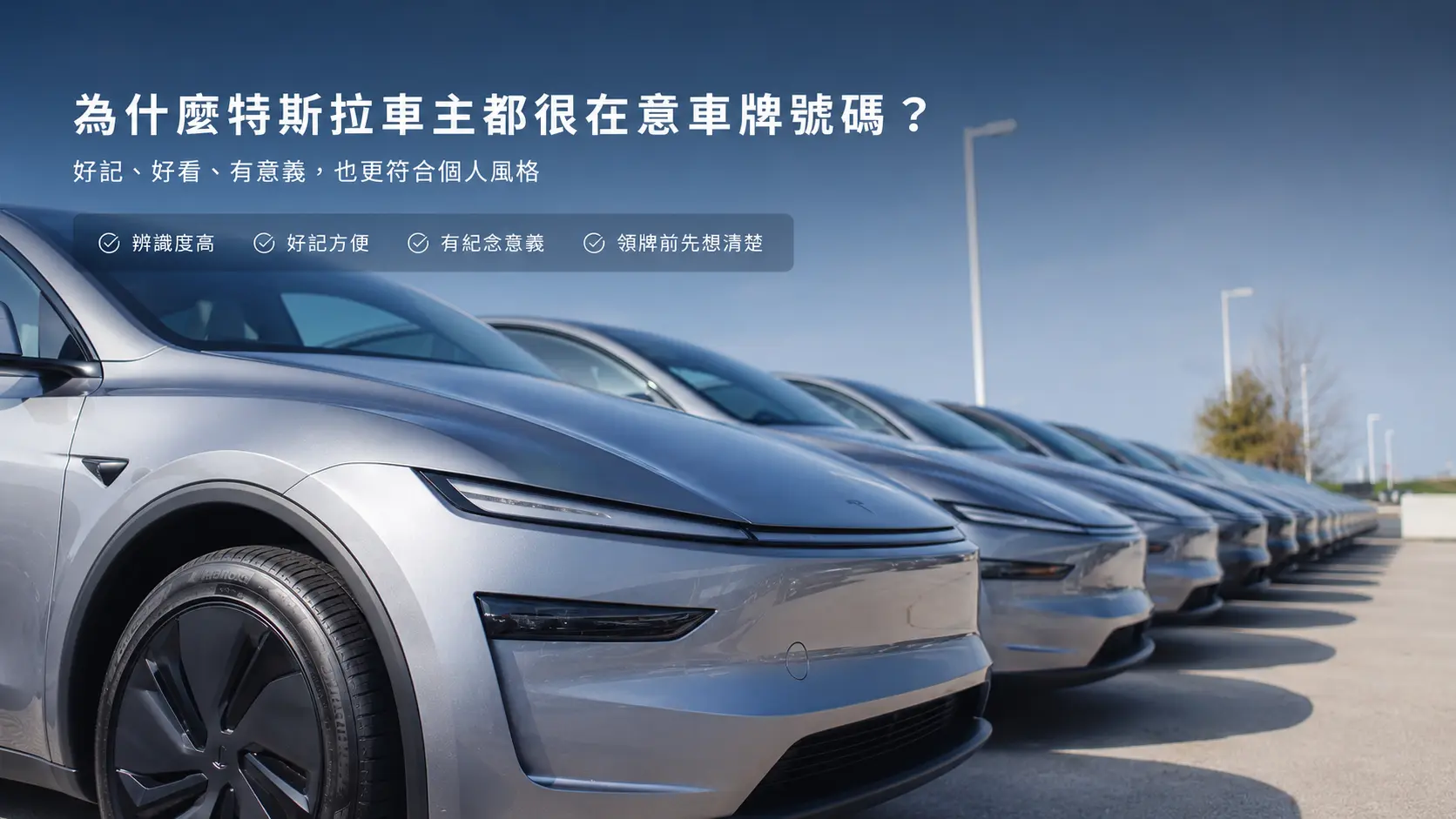 特斯拉電動車車主選車牌懶人包:監理站選牌、標牌、領牌常見問題一次看懂 特斯拉電動車車主選車牌懶人包:監理站選牌、標牌、領牌常見問題一次看懂